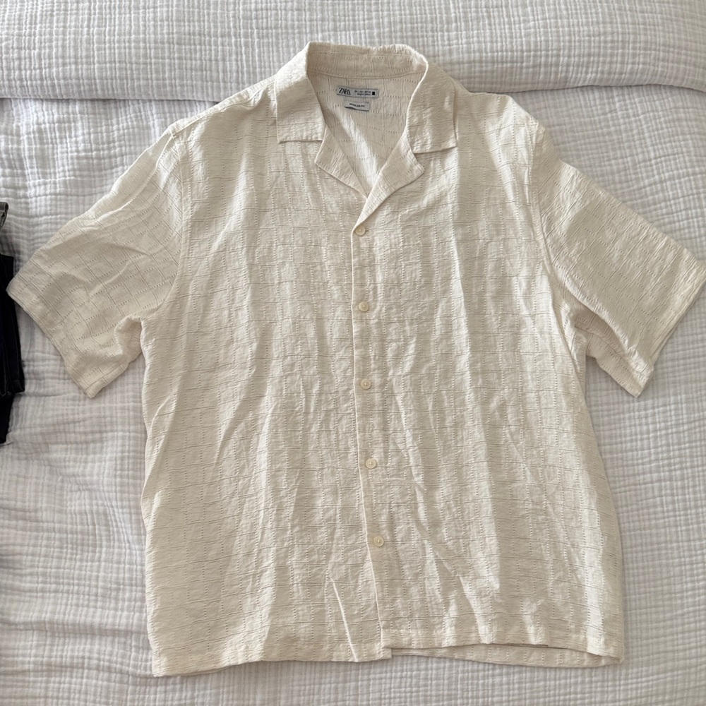 Zara Men's  Short Sleeve Shirt